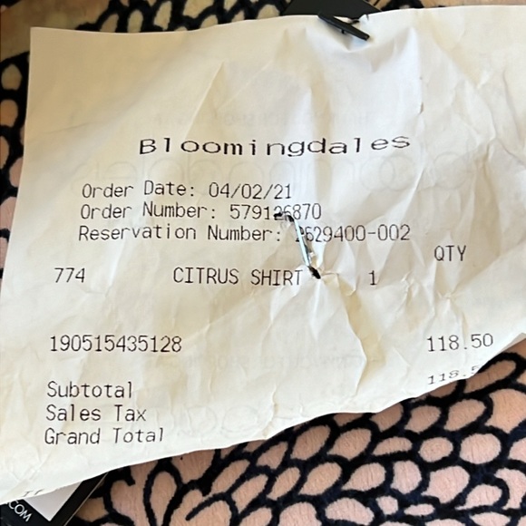 NWT NIC+ ZOE Tunic Style Long Sleeve Blouse Yellow Multi Color Print Size: M - Picture 10 of 13